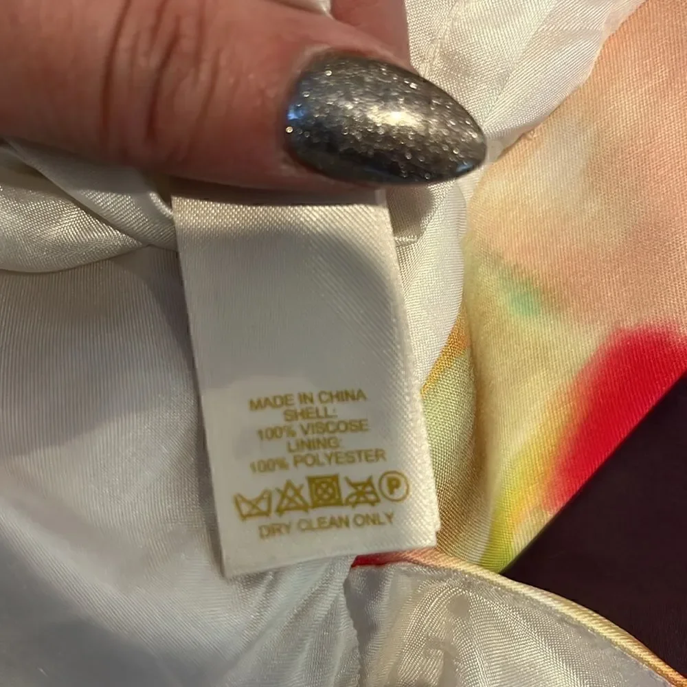 Kate Spade Sleeveless Springtime Watercolor Dress, 00!